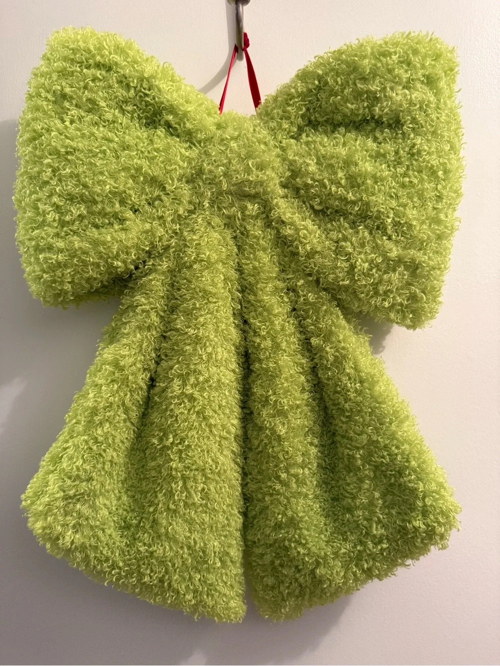VIRAL!! Bright Green Grinch Whimsical Bow- NWT